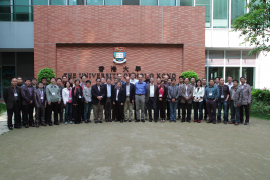 Around 40 scientists and researchers gather at HKU for the 2015 International Collaboration Meeting on Antarctic Survey Telescopes.